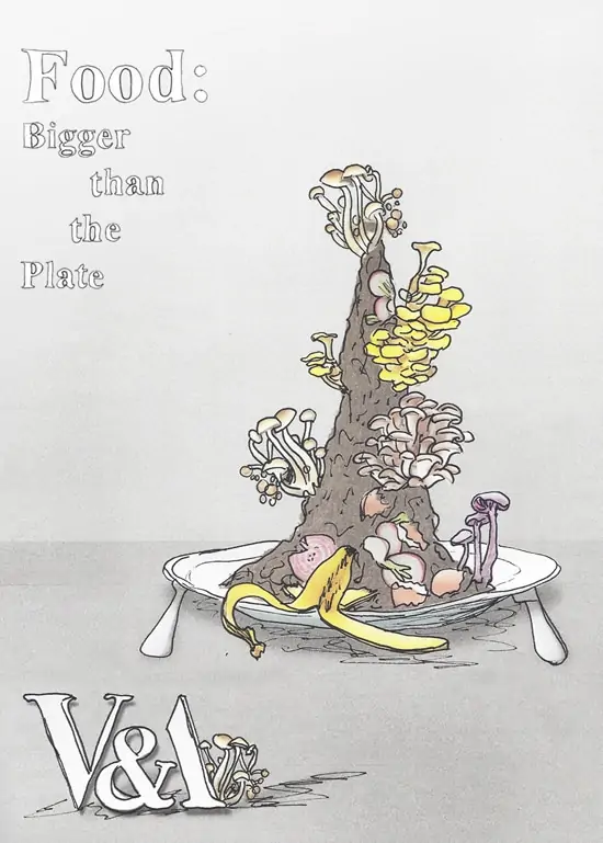 V&A FOOD: Bigger than the plate Exhibition poster